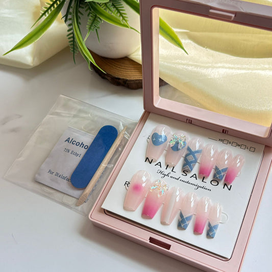 Salon Gel Stick On nails 23