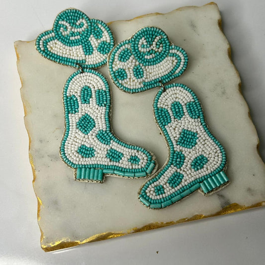 Beads Shoes Earrings