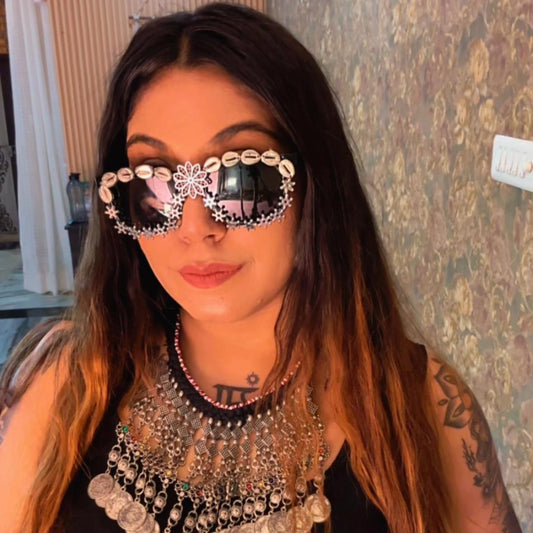 Silver Banjaran Quirky Sunglasses