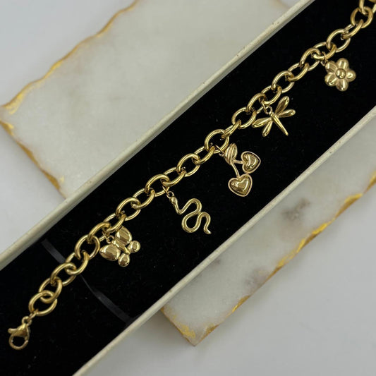 Whimsy Chunky Charm Bracelet