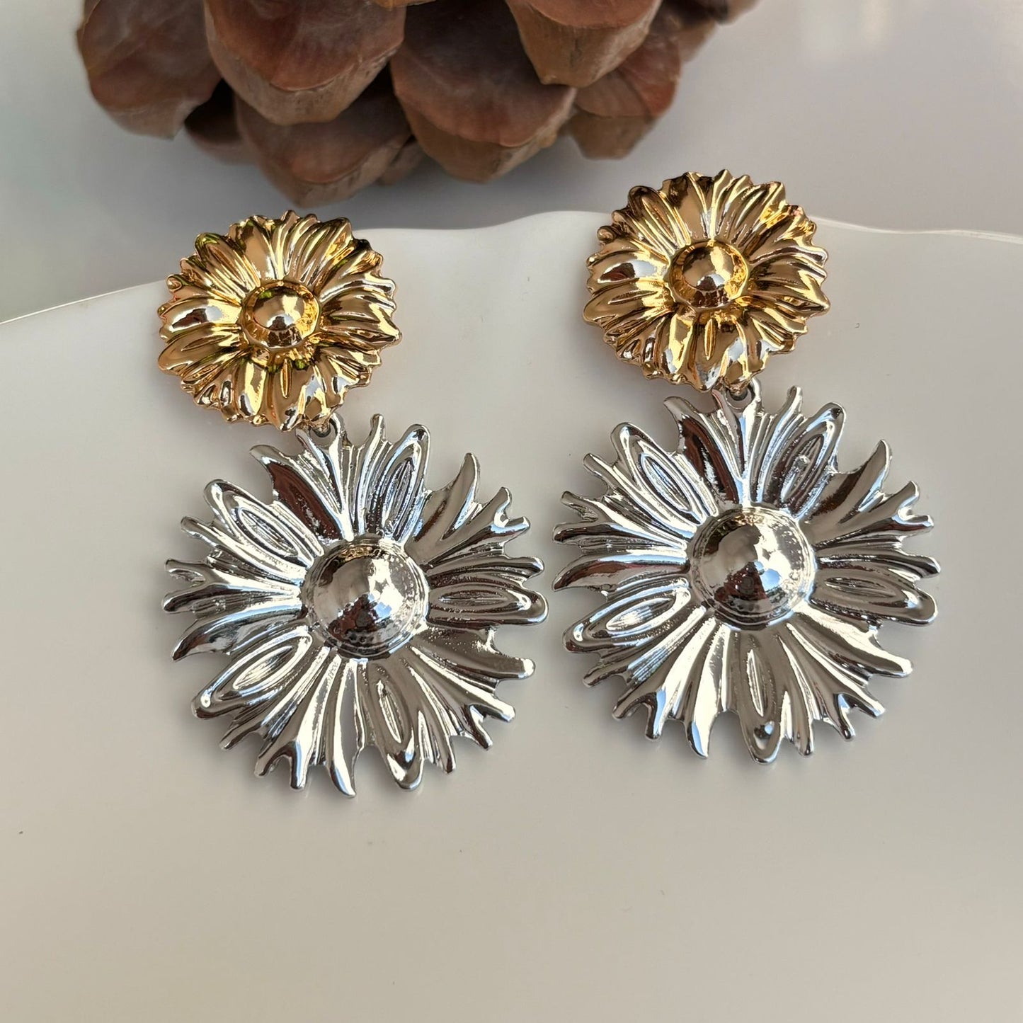 Sunflower Fusion Earrings