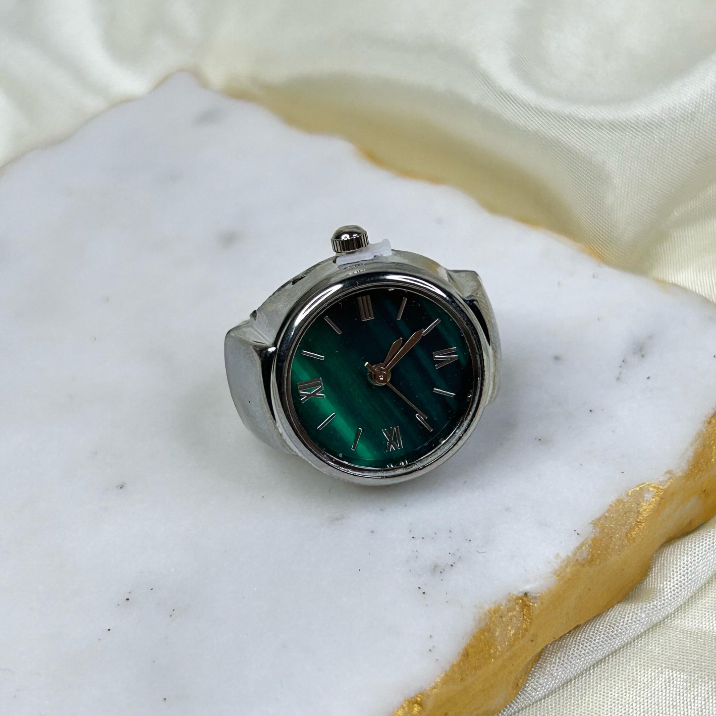 Victoria Ring Watch (Silver)