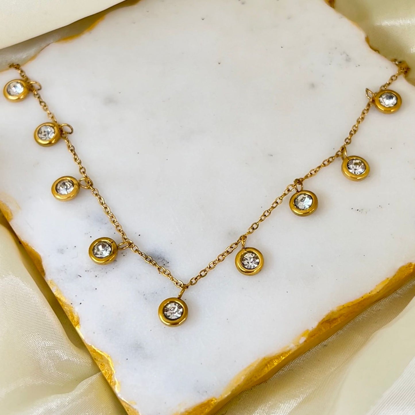 Stella White Necklace
