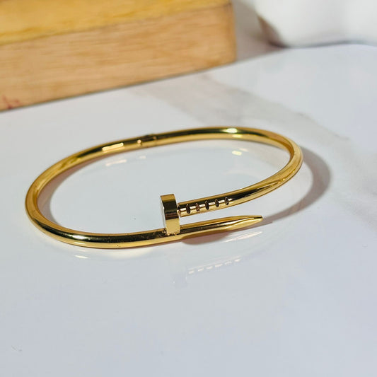 Sleek Nail Screw Bracelet