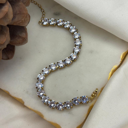 Eternal Spark Gold Chain Bracelet