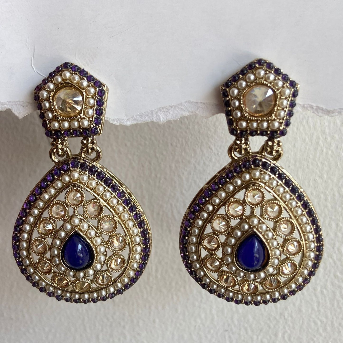 Barkha Pakistani Jhumka ( Blue )