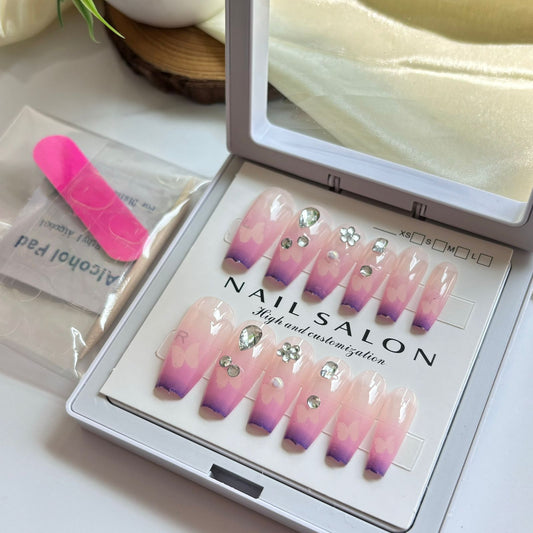 Salon Gel Stick On nails 25