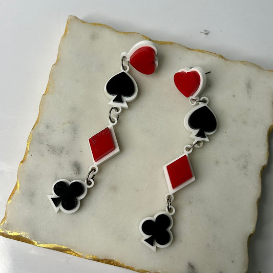 Cards Suits Earrings
