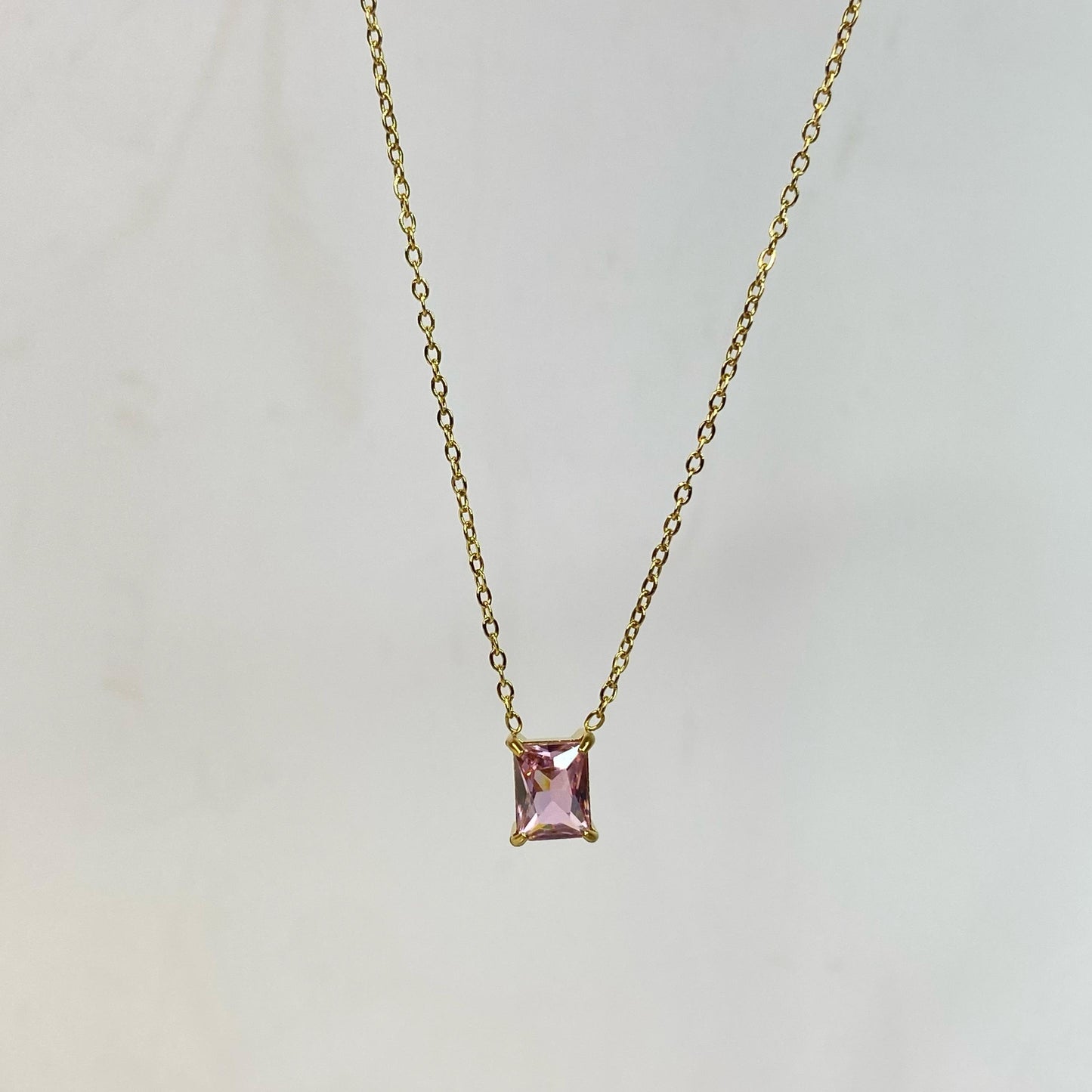 Pink Luke Necklace