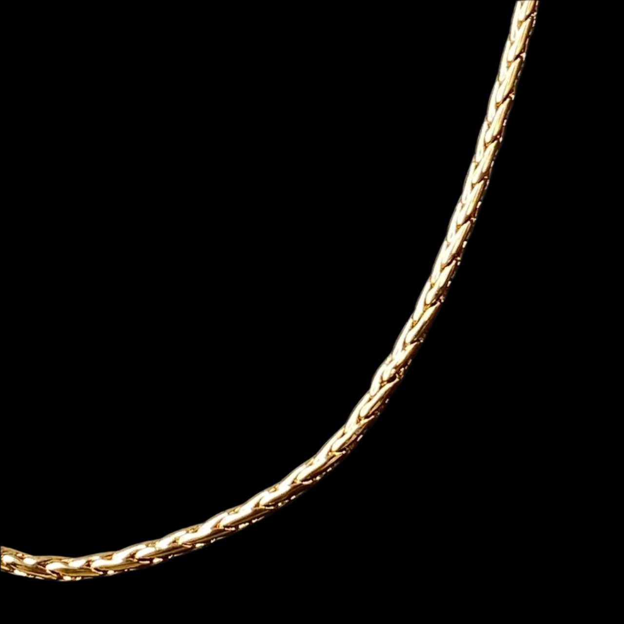 Rattle 18K Gold-Plated Men's Chain 2.5mm
