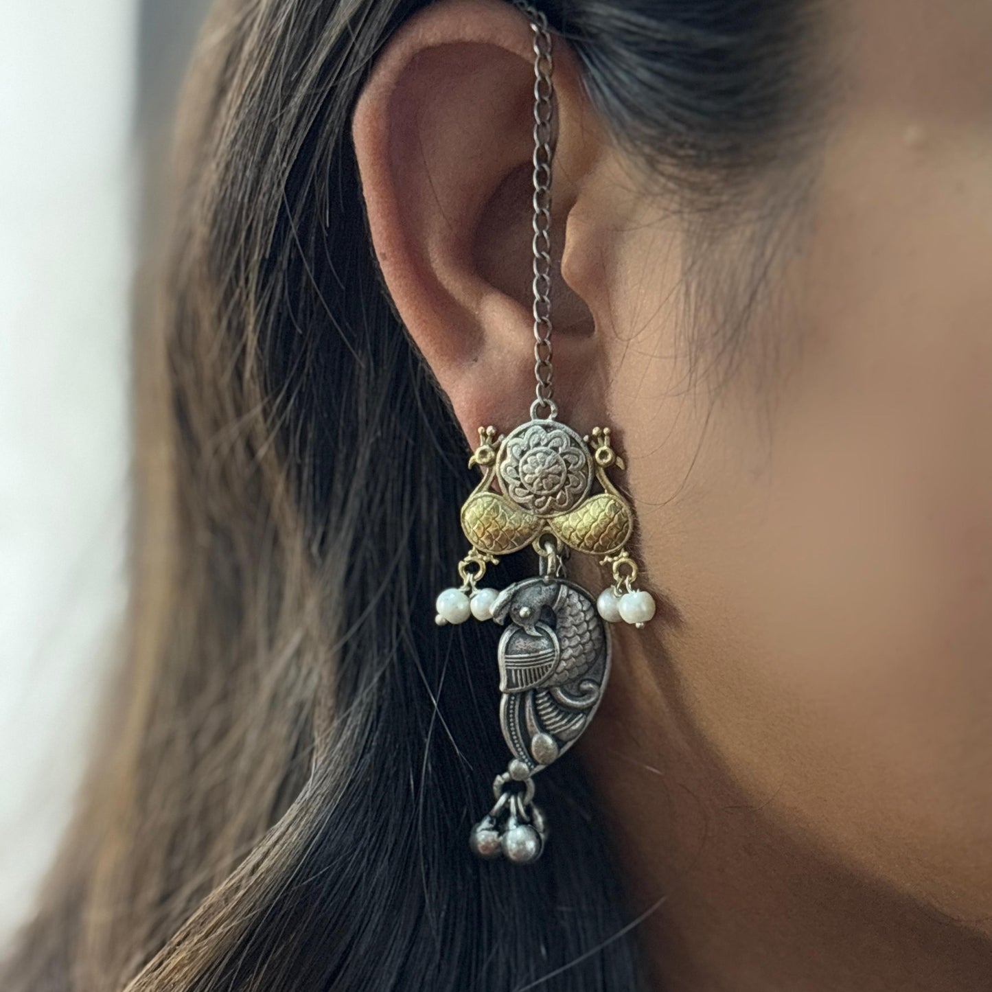 Ranisa Chain Hanging Earrings