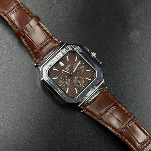 Patek Philippe Brown Chronograph Watch