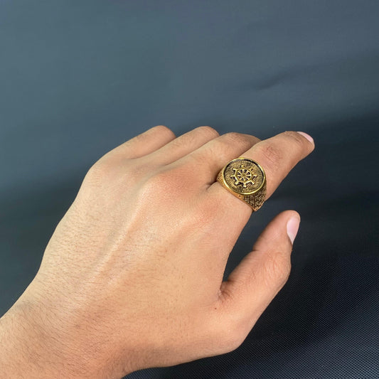 Anchor Gold Ring