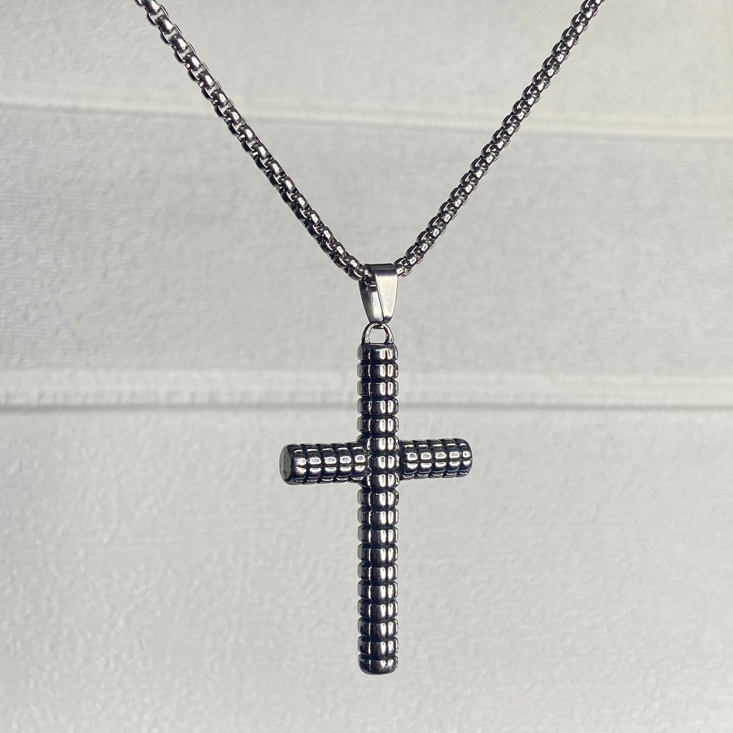 Jade Cross Men’s Pendant Chain