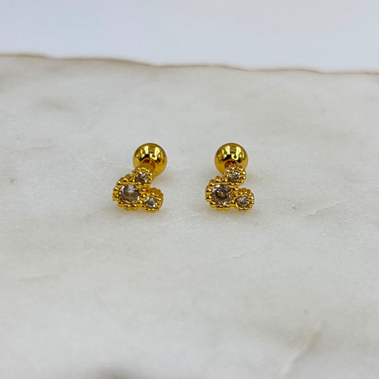 Mickey Flatback Earrings