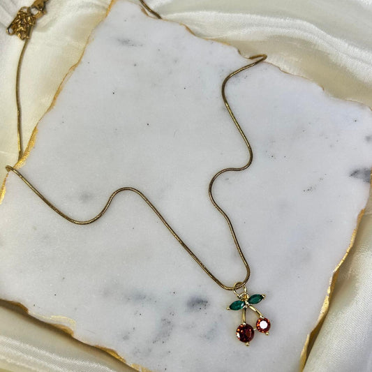 Cherry Glow Necklace