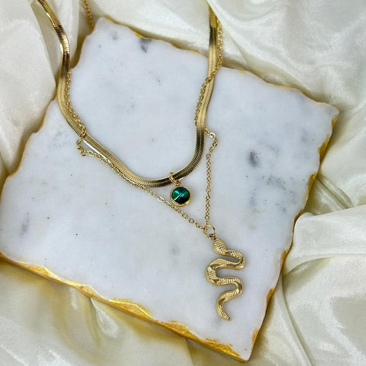 Ivy Snake Necklace