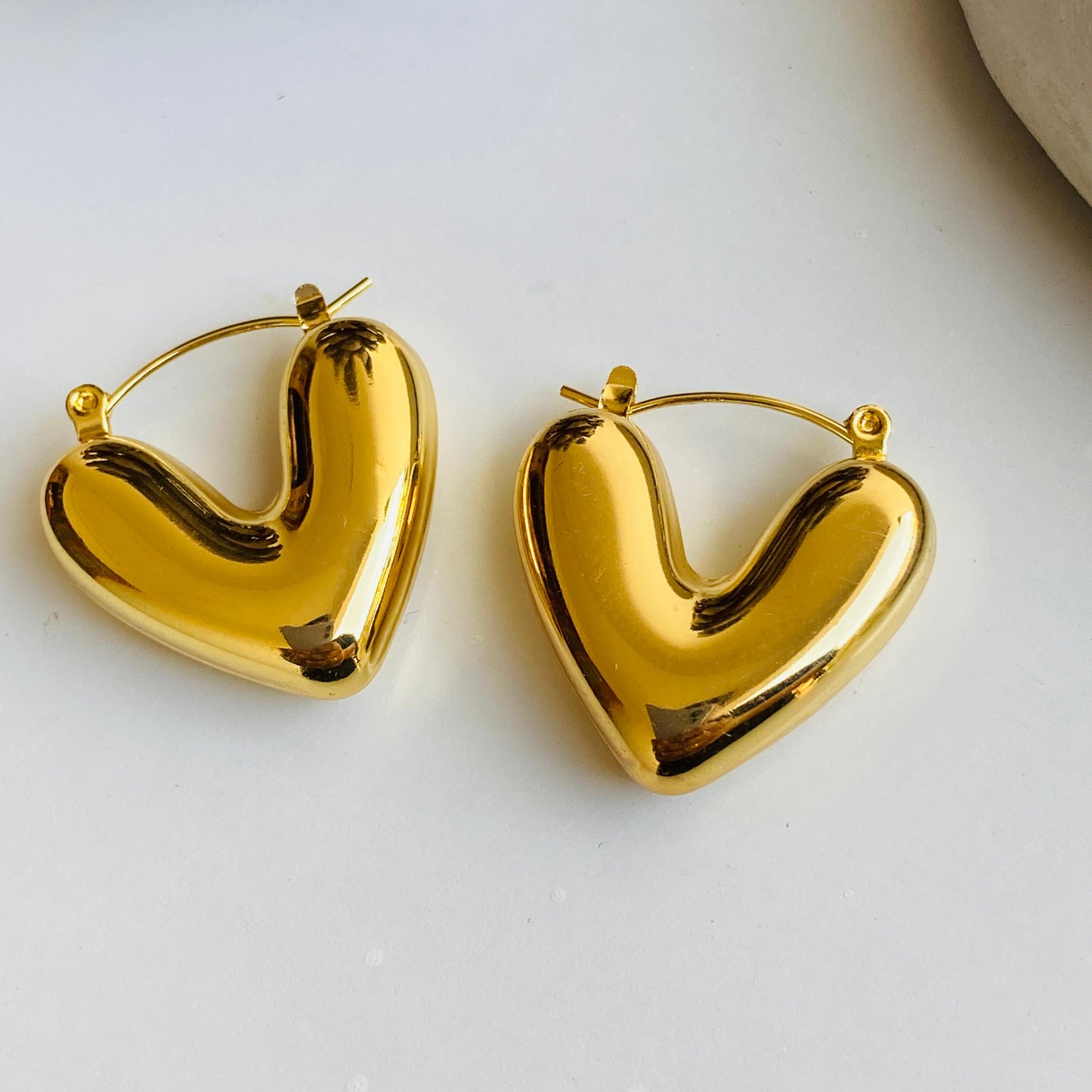 Heart Luxe Hoops
