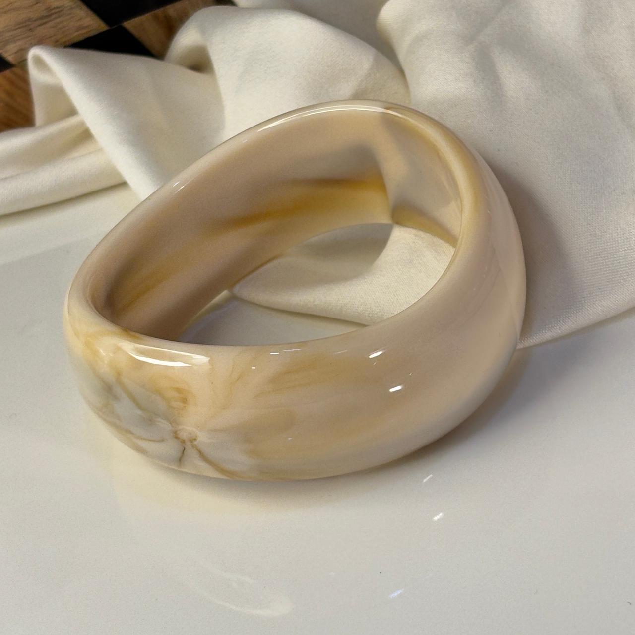 Frothy Resin Bangle
