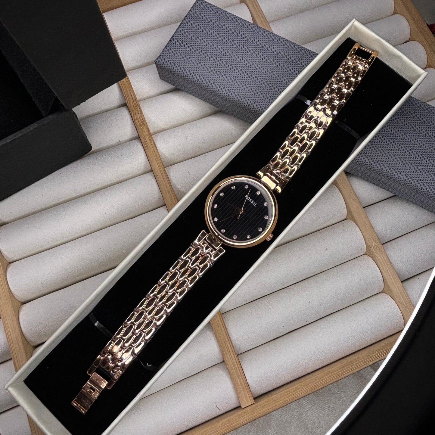Fossil 9 to 5 Watch ( Rose Gold)