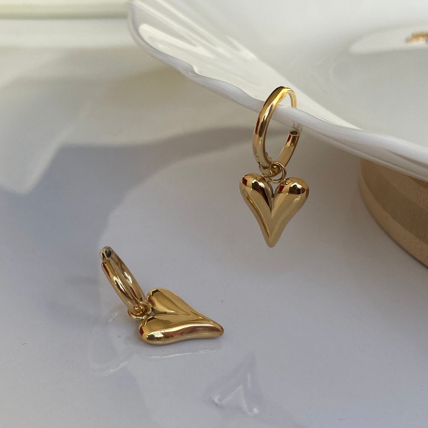 Viral Heart Detachable Earrings