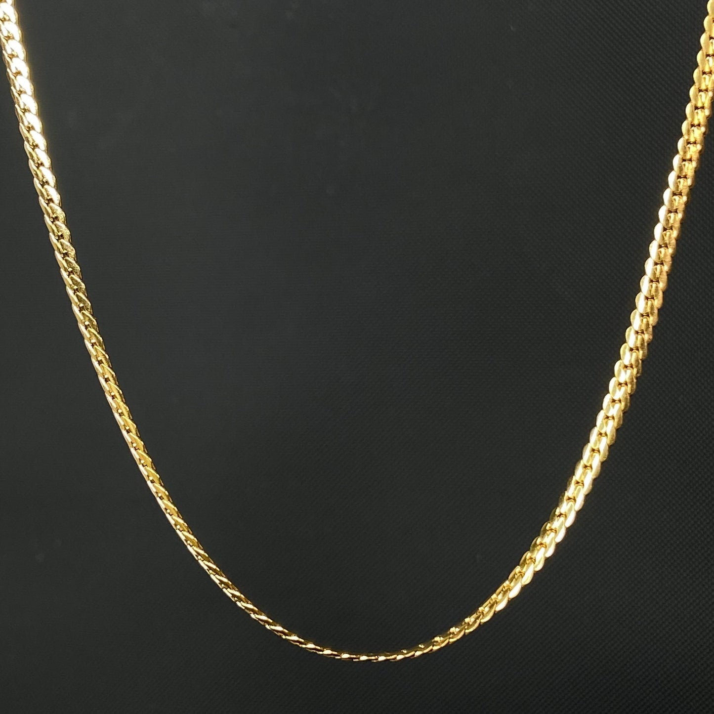 Sigma 18K Gold-Plated Men's Chain 4mm
