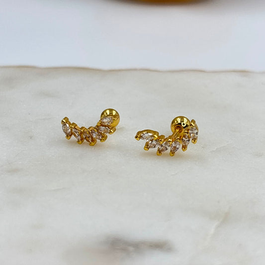 Grace Flatback Earrings