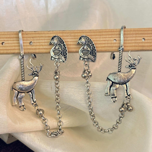 Hiran Chain Cuff Earrings