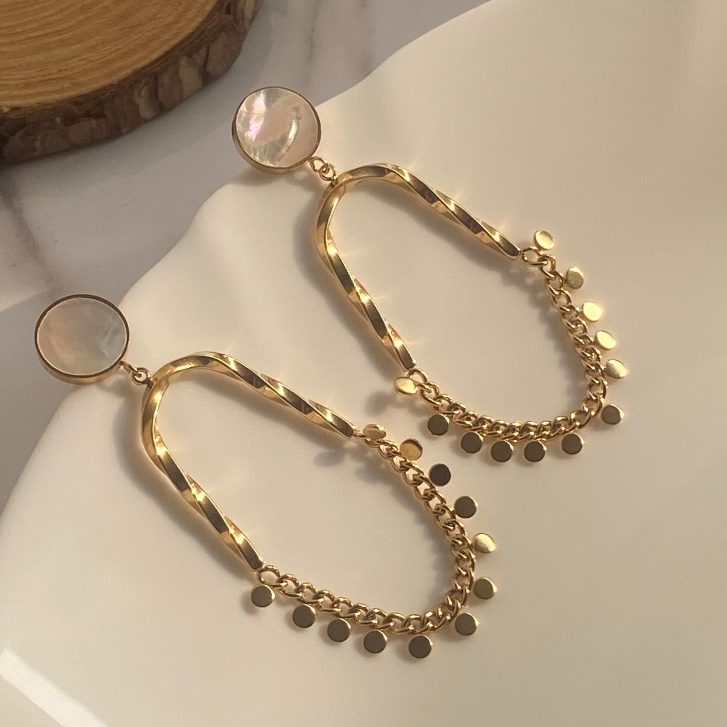 Pile Shell Earrings