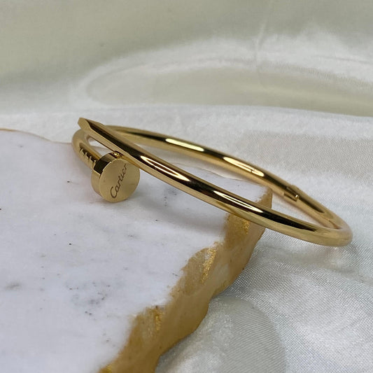 Gold Nail Bracelet