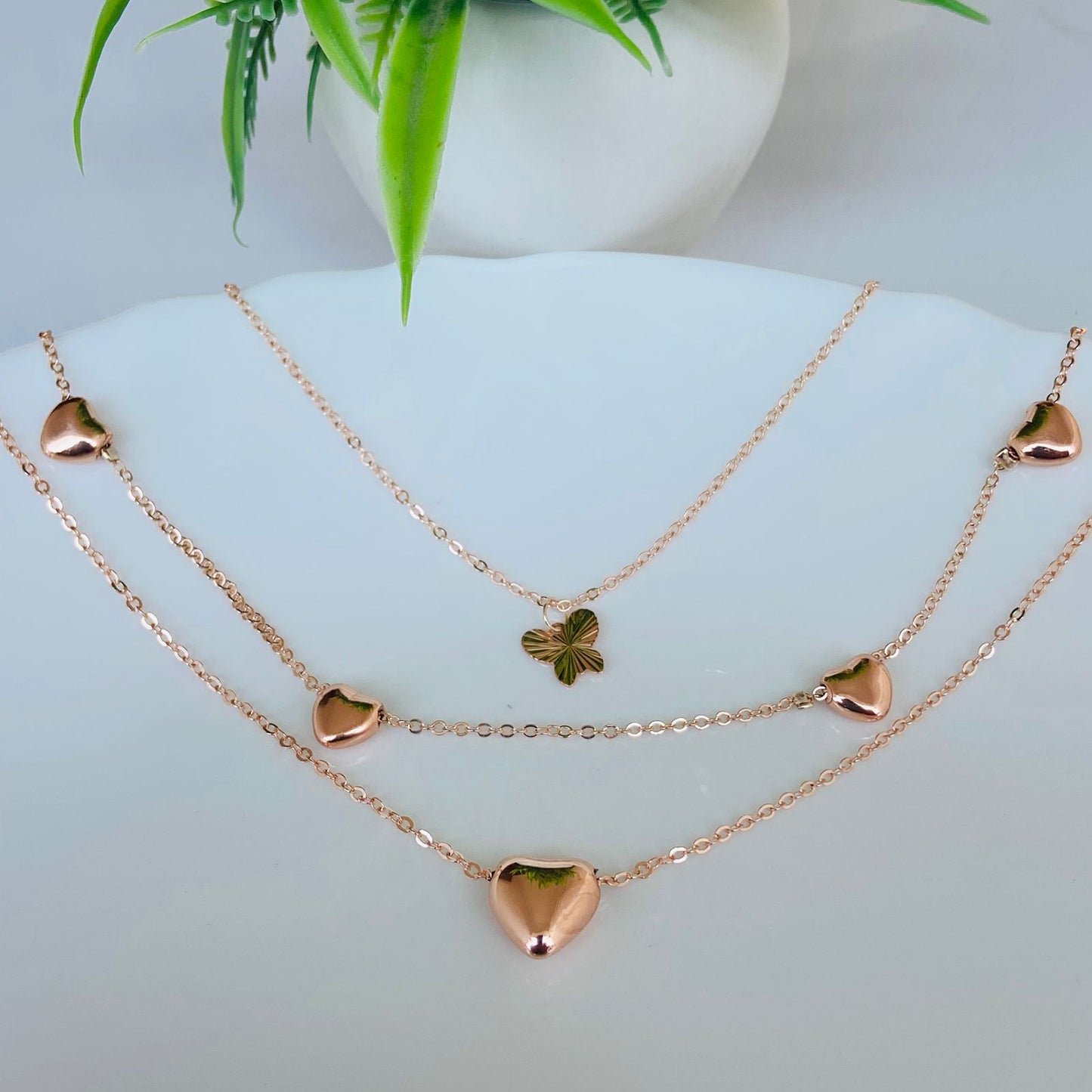 Butterfly Layered Necklace
