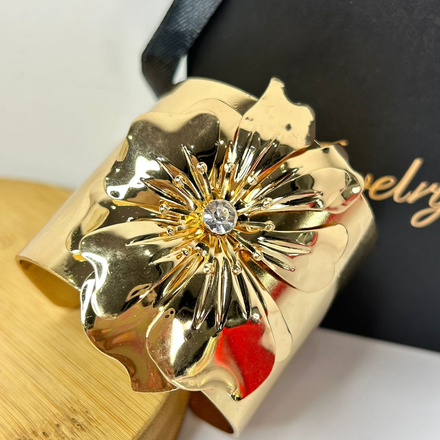 Golden Bloom Cuff