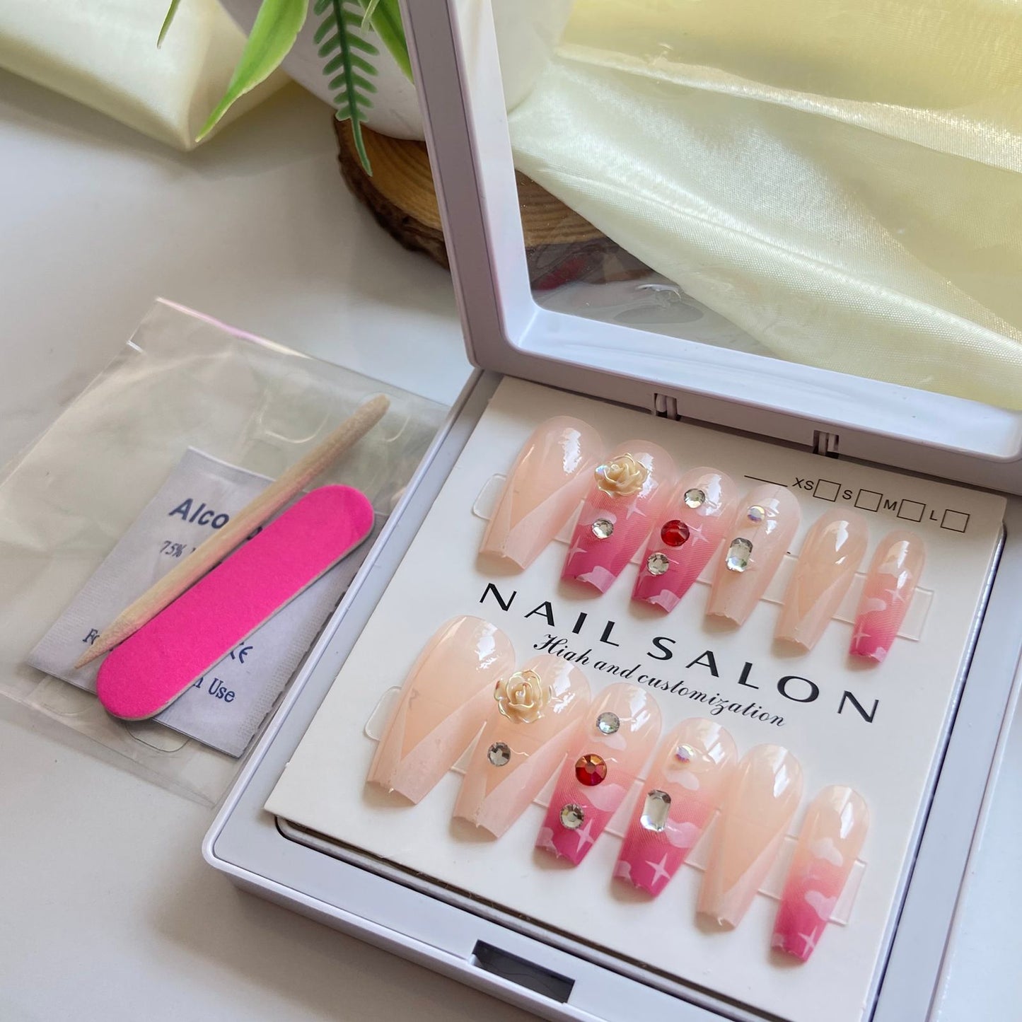 Salon Gel Stick On nails 13