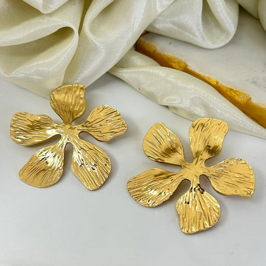 Big Daffodil Earrings