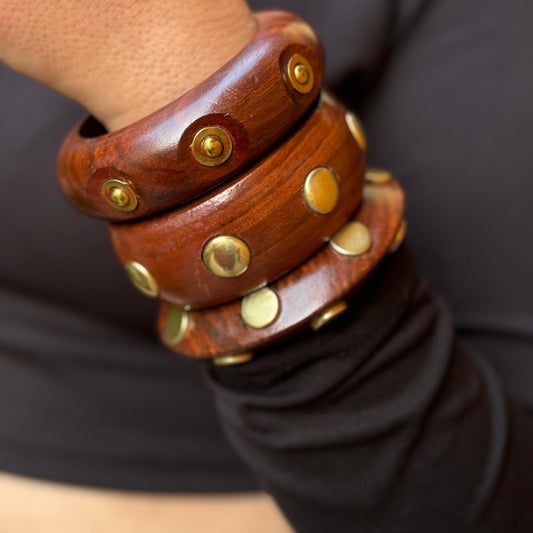 Retro Bangles Stack of 3 ( 2.4-2.8)