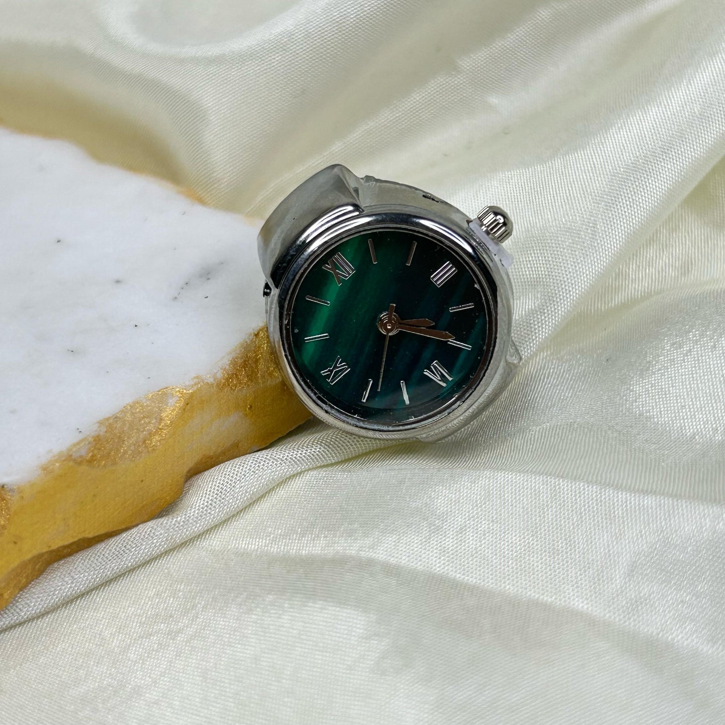 Victoria Ring Watch (Silver)