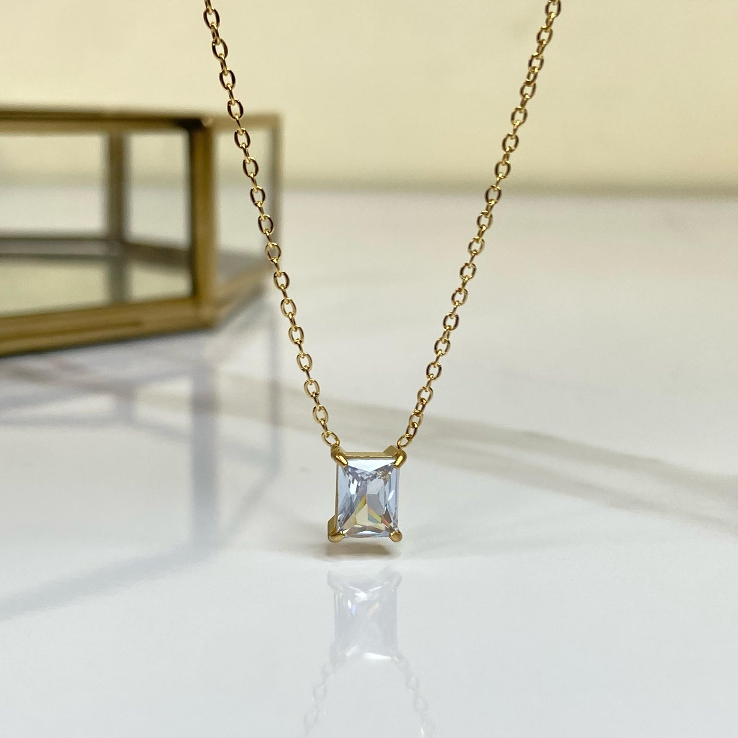White Luke Necklace