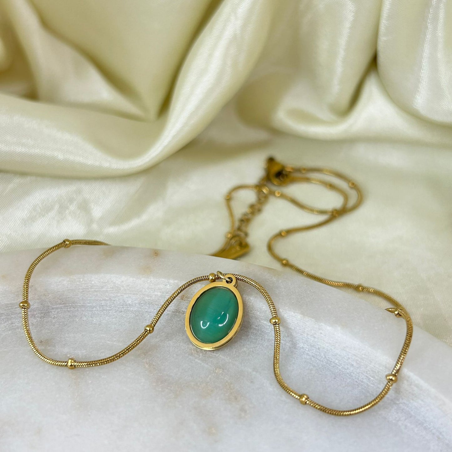 Teal Opal Necklace