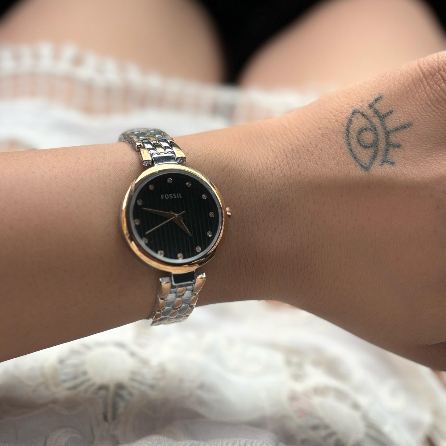 Fossil 9 to 5 Watch ( Dual Tone )