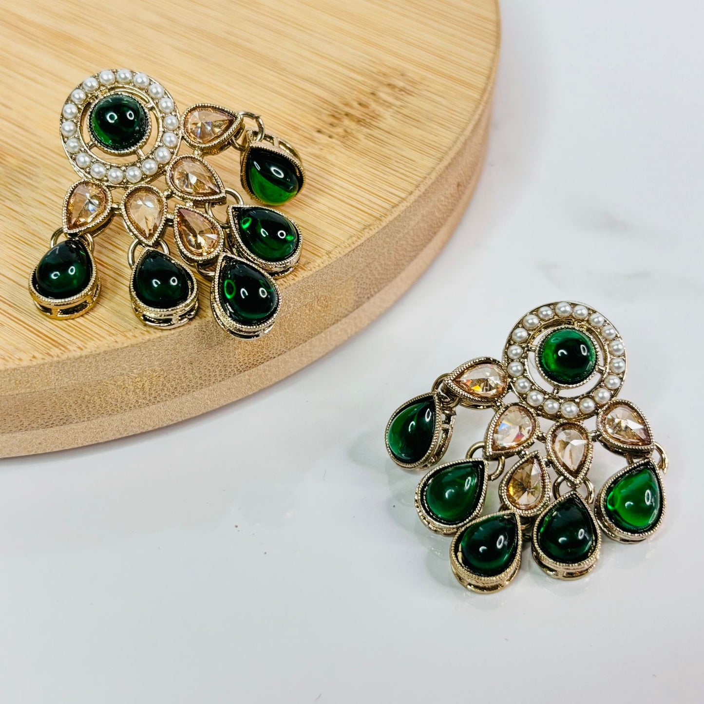 Meher Pakistani Jhumki ( Emerald )