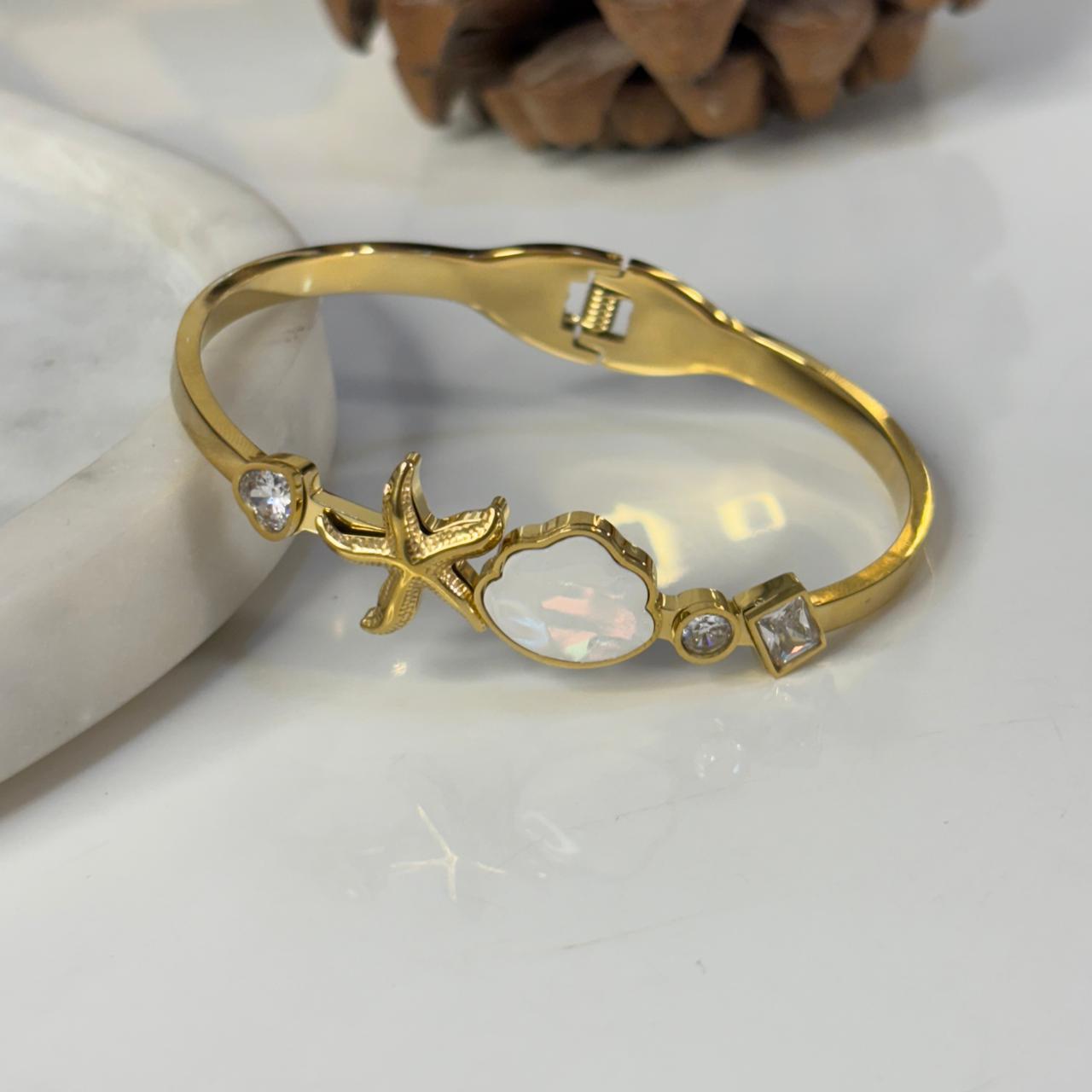 Pearl Starfish Bracelet