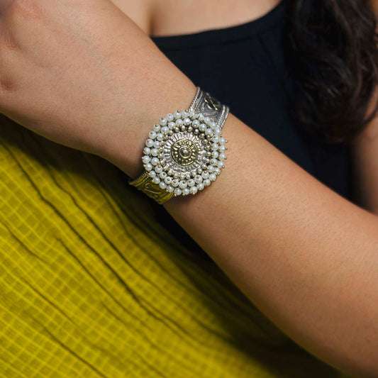 Mehek Dual Tone Fusion Adjustable Kada