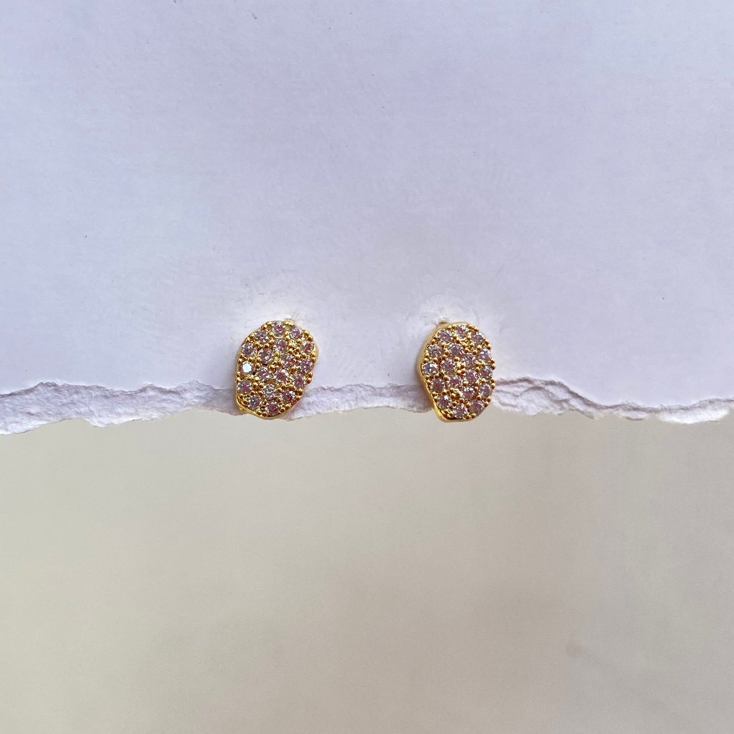 Studded Coaster Earrings