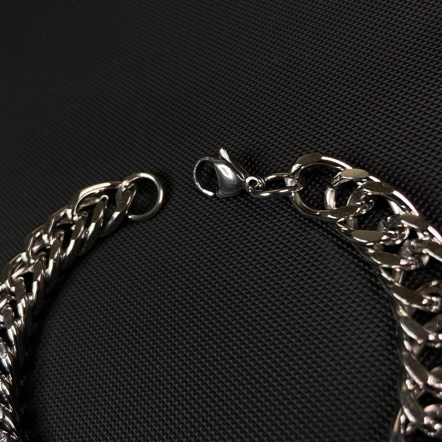 Chunky Cuban Silver Men's Chain Bracelet