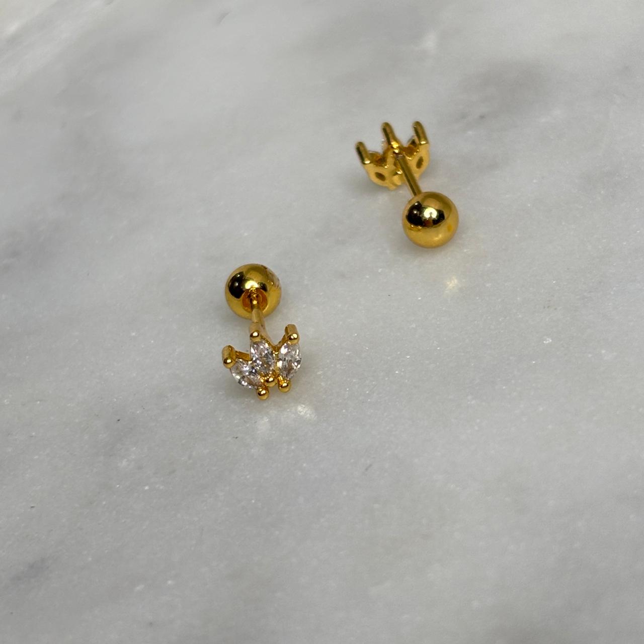 Brewy Flatback Earrings