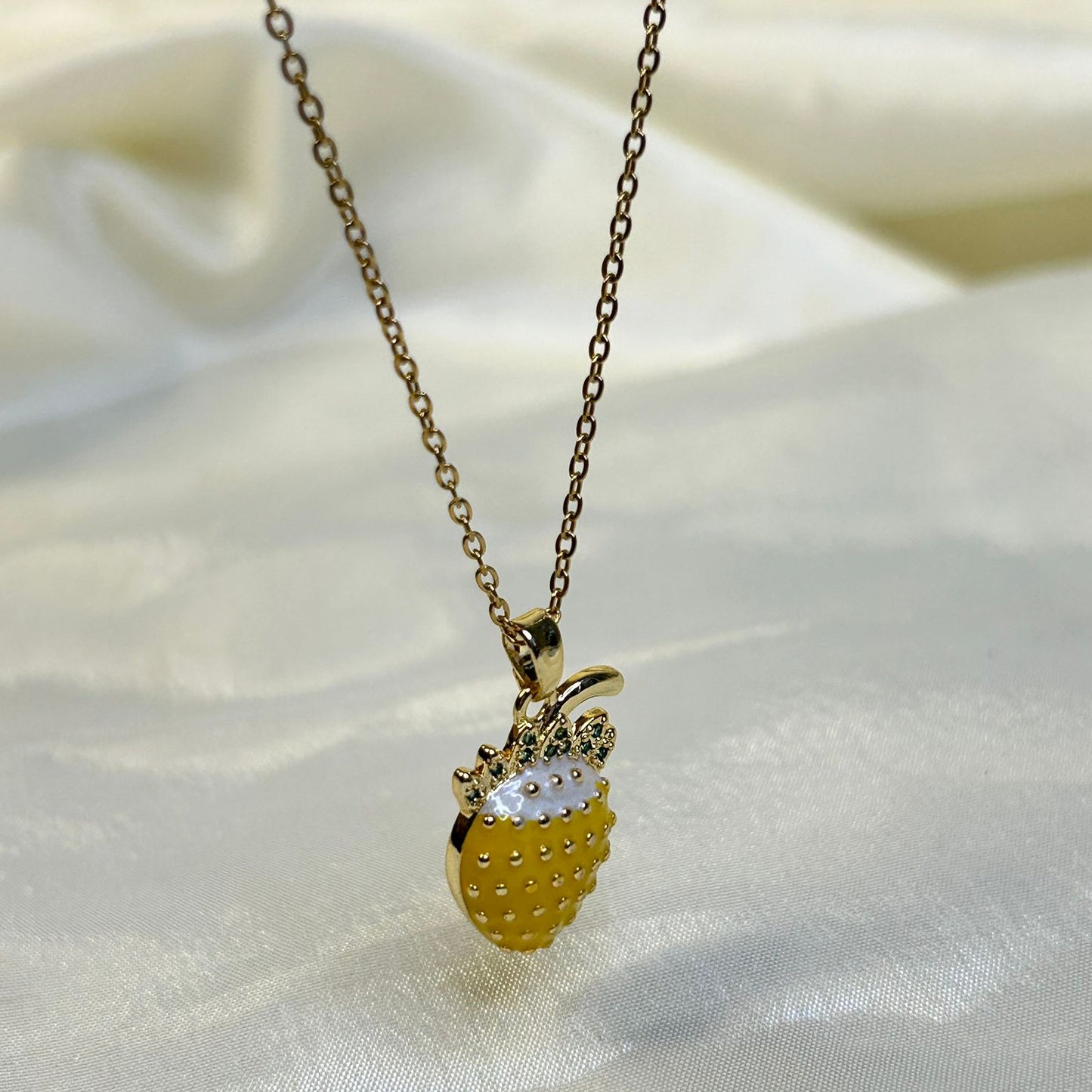 Yellow Berry Necklace