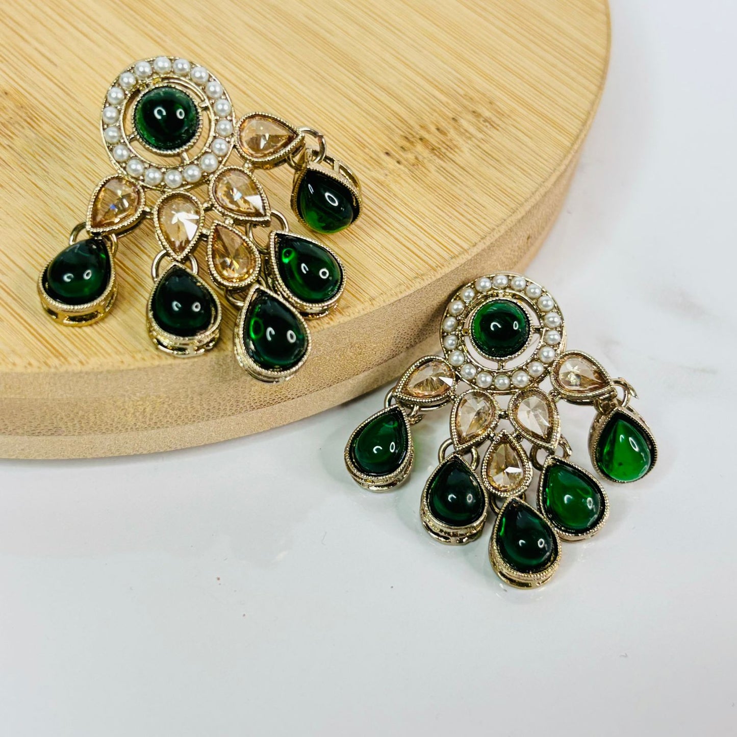 Meher Pakistani Jhumki ( Emerald )