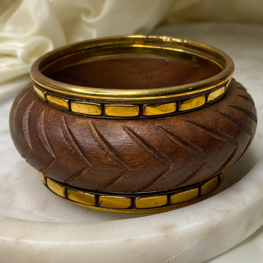 Chloe Wooden Bangle Stack