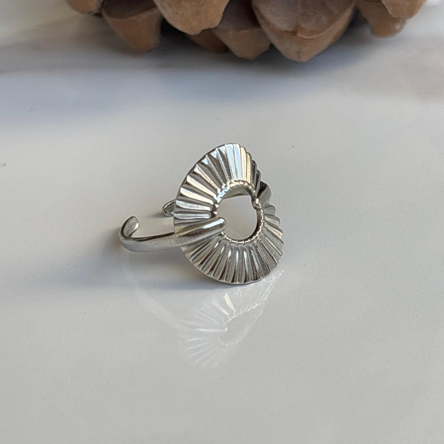 Lunar silver Ring