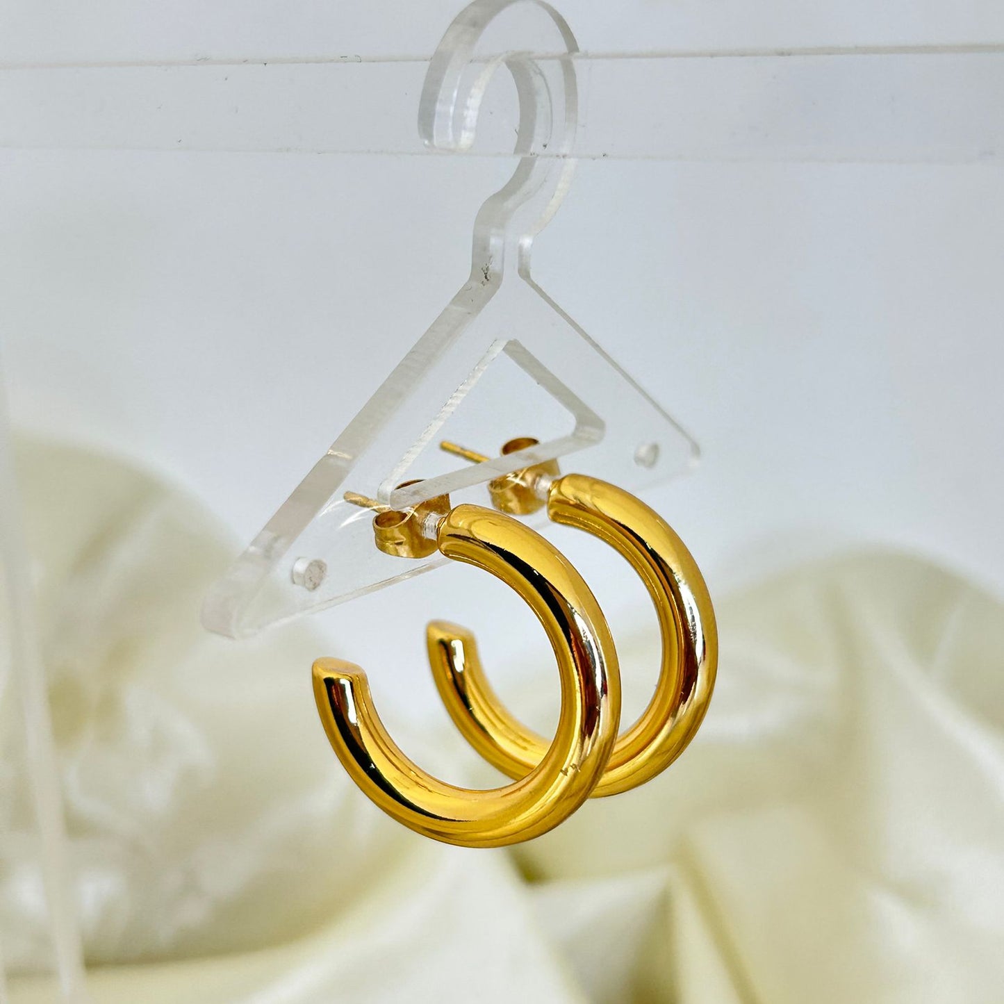 Golden Halo Hoops